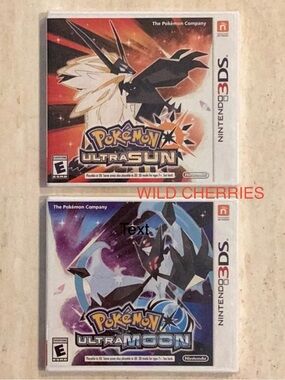 New Pokemon Ultra Sun Nintendo 3DS Game & Pokemon Ultra Moon 3DS New & Sealed